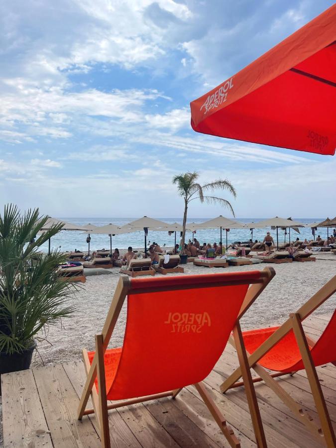 Alevra Hotell Dhërmi Exteriör bild